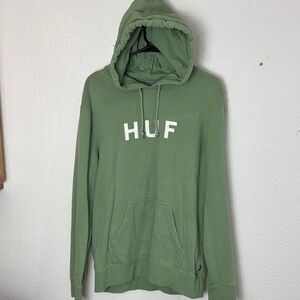 51 HUF Olive Green Men's Hoodie. SzL